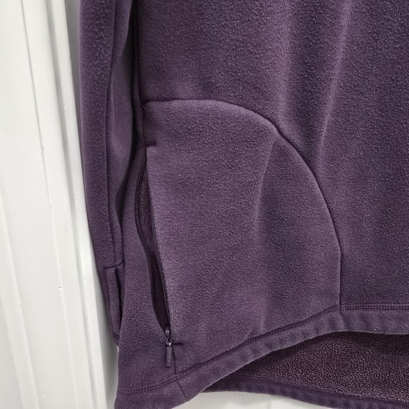 Women's Athleta cozy Karma Asymmetrical pullover sweatshirt/ sweater Sz L - Picture 4 of 16